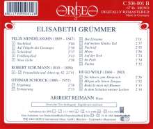 Elisabeth Grümmer singt Lieder, CD