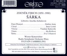 Zdenek Fibich (1850-1900): Sarka, 2 CDs