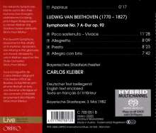 Ludwig van Beethoven (1770-1827): Symphonie Nr.7, Super Audio CD
