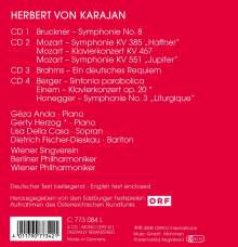 Herbert von Karajan - Salzburger Orchesterkonzerte 1957, 4 CDs