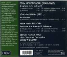 Felix Mendelssohn Bartholdy (1809-1847): Symphonien Nr.1 &amp; 4, CD