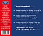 Johannes Brahms (1833-1897): Cellosonaten Nr.1 &amp; 2 (von Daniel Müller Schott signierte Exemplare), CD