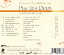 Duo Arparimba - Pas des Deux (Musik für Harfe &amp; Marimba), CD