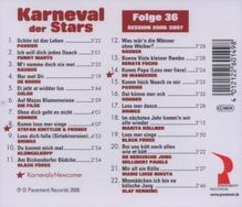 Karneval der Stars Folge 36, CD