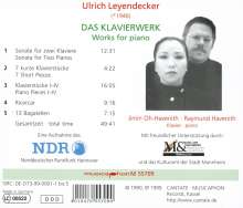Ulrich Leyendecker (1946-2018): Das Klavierwerk, CD