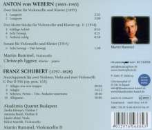 Anton Webern (1883-1945): Sämtliche Werke für Cello, CD