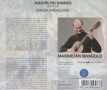 Agustin Barrios Mangore (1885-1944): Gitarrenwerke "Danza Paraguaya", CD