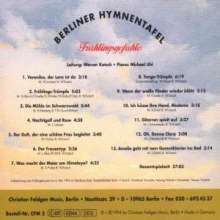 Berliner Hymnentafel: Frühlingsgefühle, CD