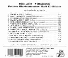 Rudi Zapf: A Landlerische Musi, CD