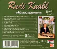 Rudi Knabl (1912-2001): Abendstimmung - Solo 2, CD