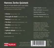 Hannes Zerbe (geb. 1941): Live im A-Trane Berlin, CD