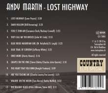 Andy Martin: Lost Highway, CD