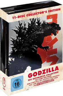 Godzilla (11 Filme auf Blu-ray in Metalbox), 11 Blu-ray Discs