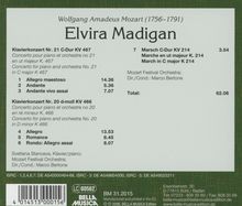 Wolfgang Amadeus Mozart (1756-1791): Mozart/Elvira Madigan, CD