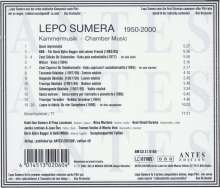 Lepo Sumera (1950-2000): Kammermusik, CD