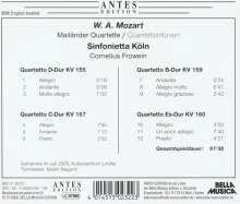 Wolfgang Amadeus Mozart (1756-1791): Streichquartette Nr.2,4,6,7 (Fassung für Streichorchester), CD