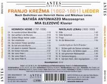 Franjo Krezma (1862-1881): Lieder, CD