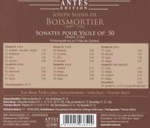 Joseph Bodin de Boismortier (1689-1755): Sonaten für Viola da Gamba op.50 Nr.1-6 (Paris 1734), CD