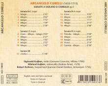 Arcangelo Corelli (1653-1713): Sonaten für Violine &amp; Bc op.5 Nr.1,3,6, CD
