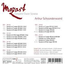 Wolfgang Amadeus Mozart (1756-1791): Klaviersonaten Nr.1-18, 6 CDs