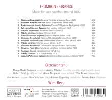 Trombone Grande - Music for bass sackbut around 1600, CD