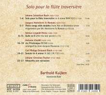 Barthold Kuijken - Solo pour la flute traversiere, CD