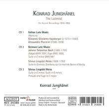 Konrad Junghänel - The Lutenist (Accent Recordings 1978-1980), 3 CDs