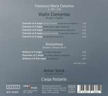 Francesco Maria Cattaneo (1697-1758): Violinkonzerte (Dresden 1730/40), CD