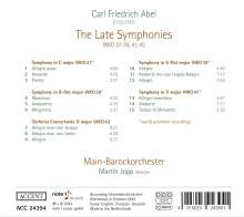 Carl Friedrich Abel (1723-1787): Die späten Symphonien (The Late Symphonies), CD