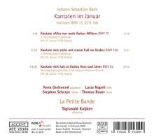 Johann Sebastian Bach (1685-1750): Kantaten BWV 72,92,156, CD