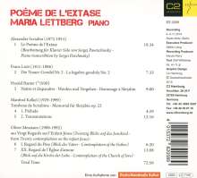 Maria Lettberg - Poeme de L'Extase, CD