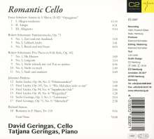 David Geringas - Romantic Cello, CD