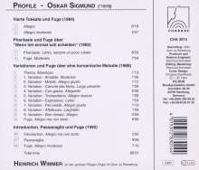 Oskar Sigmund (1919-2008): Orgelwerke Vol.1, CD