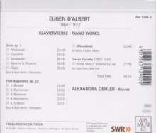 Eugen D'Albert (1864-1932): Klavierwerke, CD