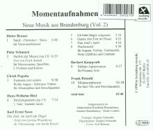 Neue Musik aus Brandenburg - Momentaufnahmen 2, CD