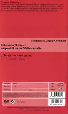 Olympiade '72 München (SZ Cinemathek), DVD