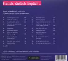 Oswald von Wolkenstein (1377-1445): Liebeslieder "Frolich,Zärtlich,Lieplich", CD