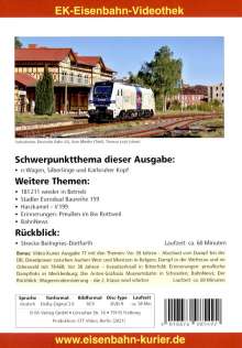 Eisenbahn Video-Kurier 148 - Schwerpunkt N-Wagen, Silberlinge und Karlsruher Kopf, DVD