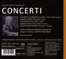 Georg Philipp Telemann (1681-1767): Flötenkonzerte in E &amp; A, Super Audio CD