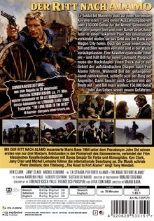 Der Ritt nach Alamo. Ex-Soldat Bill Mannerly plant einen Coup mit Slim und einer Bande. Sie verkleiden sich als Unionstrupp.