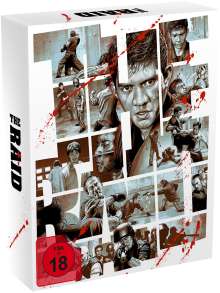 The Raid (Ultimate Edition) (Ultra HD Blu-ray &amp; Blu-ray), 1 Ultra HD Blu-ray und 3 Blu-ray Discs