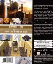 The Heroic Legend of Arslan (Komplette Serie) (Blu-ray), 4 Blu-ray Discs