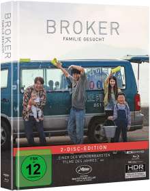 Broker - Familie gesucht (Ultra HD Blu-ray &amp; Blu-ray im Mediabook), 1 Ultra HD Blu-ray und 1 Blu-ray Disc