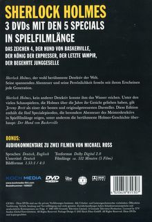 Sherlock Holmes - Die Filme, 3 DVDs