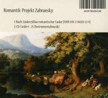 Siegfried Zabransky: Liederzyklus Romantik, CD