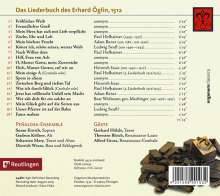 Das Liederbuch des Erhard Öglin (1512), CD