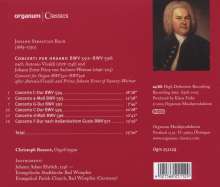 Johann Sebastian Bach (1685-1750): Orgelkonzerte BWV 592-596,971, CD