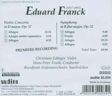 Eduard Franck (1817-1893): Symphonie op.52, CD