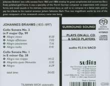 Johannes Brahms (1833-1897): Cellosonaten Nr.1 &amp; 2, Super Audio CD