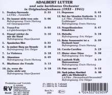 Adalbert Lutter: Adalbert Lutter und sein berühmtes Orchester, CD
